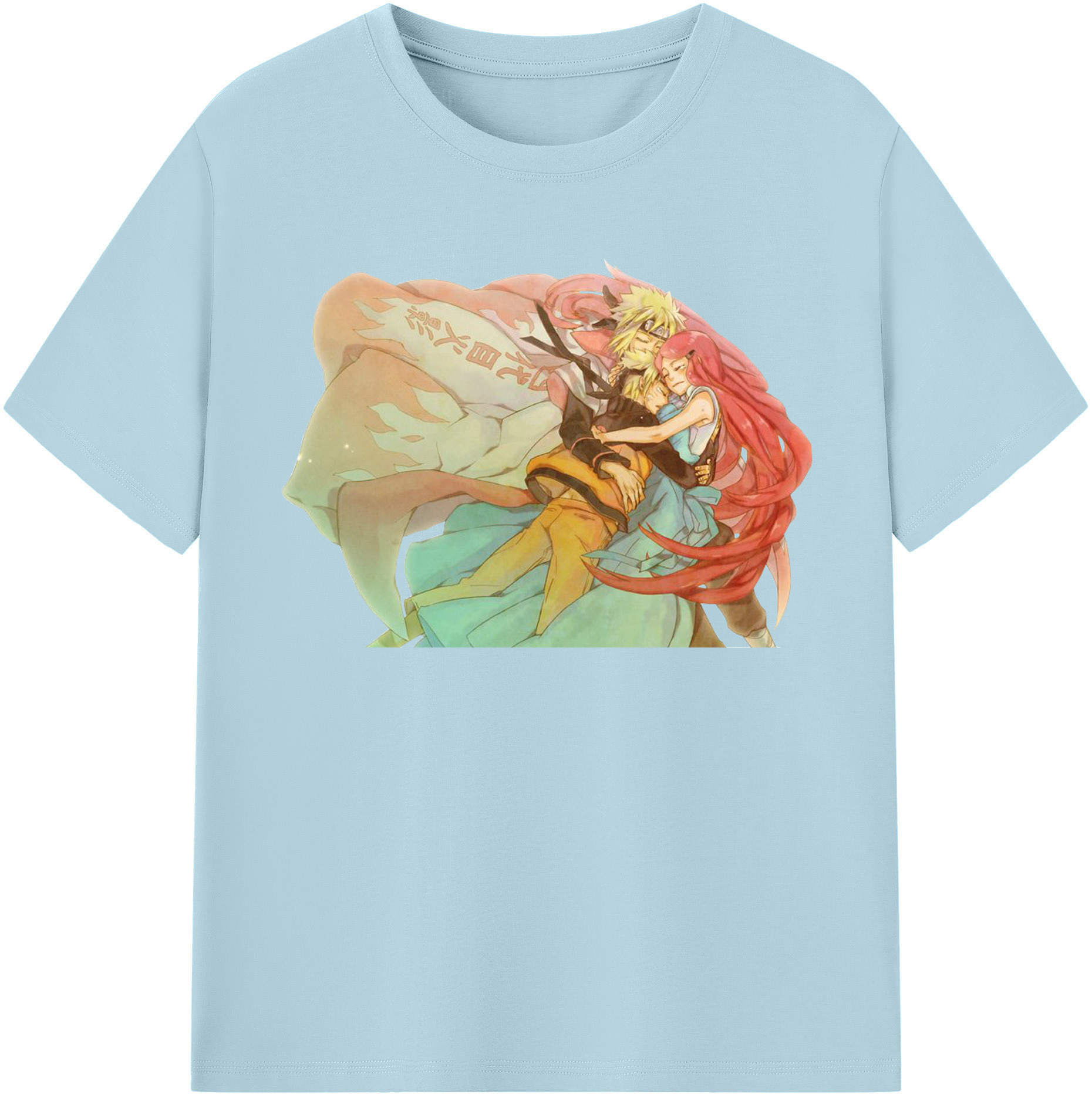 （画像用） NARUTO -ナルト- うずまき ナルト Uzumaki Naruto 綿100％半袖Tシャツ（フロントプリント）